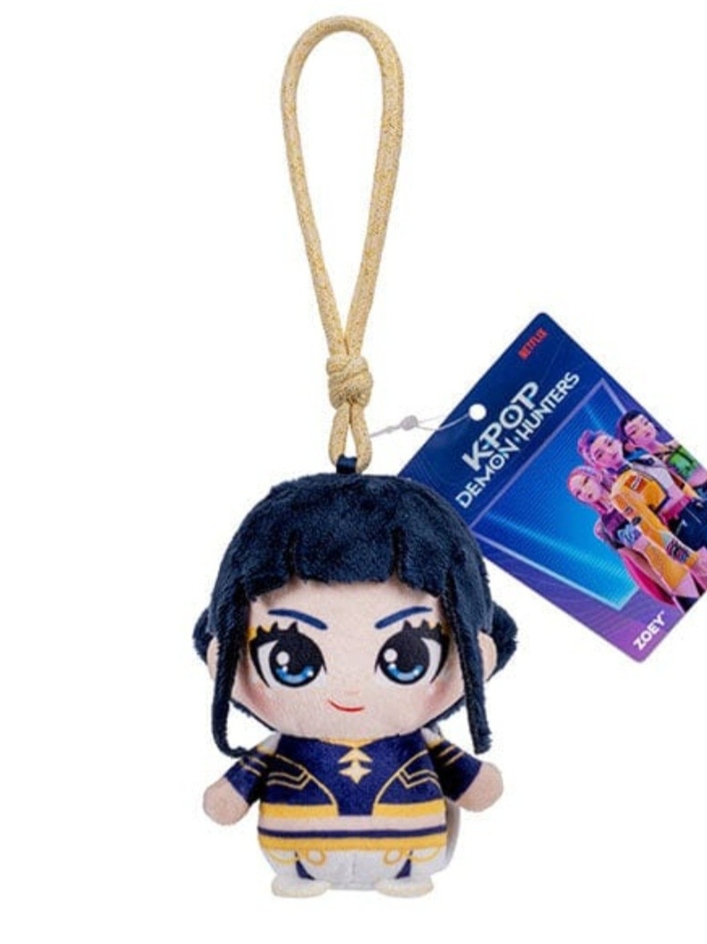 K-Pop Demon Hunters Zoey Plush Keychain - NWT